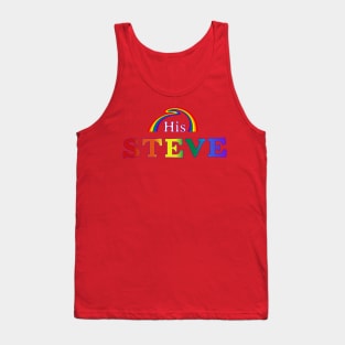 His Steve - LGBTQ Couples Tank Top